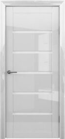 Межкомнатная дверь Вена, 800*2000, Белый глянец, Albero, (стекло белое)