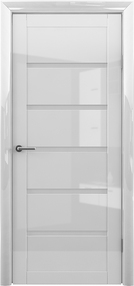 Межкомнатная дверь Вена, 800*2000, Белый глянец, Albero, (стекло матовое)