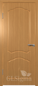 Межкомнатная дверь GLSigma 31 (Лидия), 600*2000, Миланский орех, ВФД (глухая)