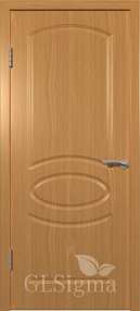 Межкомнатная дверь GLSigma 101, 700*2000, Миланский орех, ВФД (глухая)