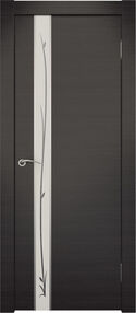 Межкомнатная дверь Маэстро-Р, 700*2000, Венге, Zadoor, (Зеркало с рисунком)