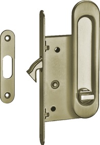 Ручки для раздвижной двери, SDH-BK 501, бронза античная, TIXX, AB, с замком