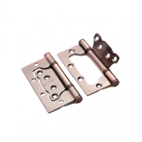 Петля без врезки, 100*75*2,5 2BB, медь, RENZ, AC