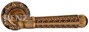 Ручка раздельная, Альбино, кофе блестящий, RENZ, DH 63-10 PCF