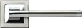 Ручка раздельная, RAP 17-S, белый никель/хром, RUCETTI, SN/CР
