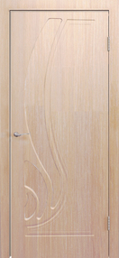 Межкомнатная дверь Лотос (Лиана) ДГ, 900*2000, Молочный дуб, Лигаро (глухая)
