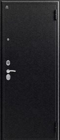 Входная дверь S-4, черный муар-венге, 960*2050 (Л), Зеркало, new, в комплекте с замком, Сибирь