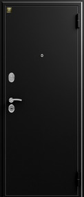 Входная дверь Z-2, черный шелк-шелк клен, 860*2050 (Л), new, в комплекте с замком, Зевс