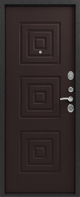 Стальная дверь, Z-4, серебро-венге, 960*2050 (Пр), new, в комплекте с замком, Зевс
