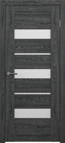 Межкомнатная дверь Бостон, 800*2000, Черное дерево, Albero, (стекло матовое)
