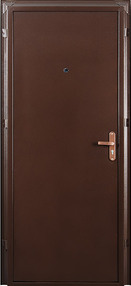Стальная дверь, Профи, медь-медь, 860*2050 (Пр), в комплекте с замком, Промет