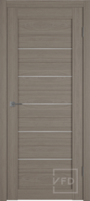 Межкомнатная дверь Atum AL X6, 800*2000, Brun Oak Silver mould, ВФД (глухая)