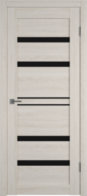 Межкомнатная дверь Atum PRO X26, 800*2000, Stone Oak, ВФД, (Black Gloss)