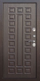 Входная дверь ISOTERMA 11см, медь-венге, 860*2050 (Л), в комплекте с замком