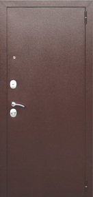 Стальная дверь, Ampir, медь-белый ясень, 960*2050 (Пр), в комплекте с замком, Ferroni