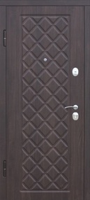 Входная дверь Kamelot, винорит-беленый дуб, 860*2050 (Л), в комплекте с замком