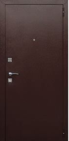 Стальная дверь, Гарда 8мм, медь-белый ясень, 860*2050 (Пр), в комплекте с замком, Ferroni