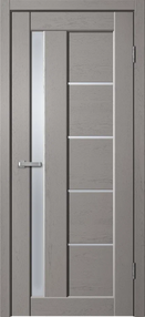 Межкомнатная дверь ST 03, 900*2000, грей софт, Сибирь Профиль, (стекло матовое)