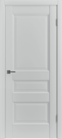 Межкомнатная дверь E3, 600*2000, Emalex steel, ВФД (глухая)