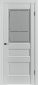 Межкомнатная дверь E3 Crystal, 600*2000, Emalex steel, ВФД, (Crystal Cloud)