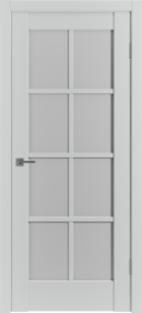 Межкомнатная дверь ER1, 600*2000, Emalex steel, ВФД, (White cloud)