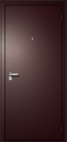 Стальная дверь, Элит Строй Металл, медь-медь, 860*2050 (Пр), в комплекте с замком, MEGI DOORS