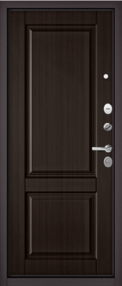 Стальная дверь, TRUST MASS 1, букле шоколад-ларче шоколад, 860*2050 (Пр), в комплекте с замком, Мастино (Бульдорс)