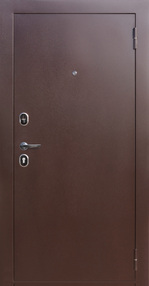 Стальная дверь, Гарда mini, медь-медь, 960*1800 (Л), в комплекте с замком, Ferroni