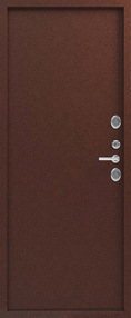 Стальная дверь, Т-5, медь-антик-медь-антик, 960*2050 (Л), в комплекте с замком, Центурион