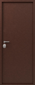 Стальная дверь, V-01, медь-антик-медь-антик, 860*2050 (Л), в комплекте с замком, Центурион