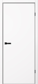 Межкомнатная дверь FN31, 600*2000, Эмалит белый, Сибирь Профиль (глухая), магнитный замок