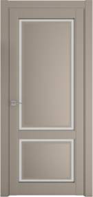 Межкомнатная дверь Афина-2, 800*2000, серый, Albero, (стекло матовое)