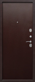 Стальная дверь, Гарда 7,5, медь-медь, 860*2050 (Пр), NEW, в комплекте с замком, Ferroni