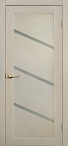 Межкомнатная дверь L05, 700*2000, Ясень, FLYDOORS, (стекло матовое)