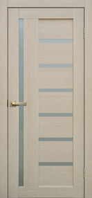 Межкомнатная дверь L17, 900*2000, Ясень, FLYDOORS, (стекло матовое)