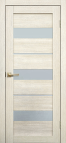 Межкомнатная дверь L20, 700*2000, Бьянко, FLYDOORS, (стекло матовое)