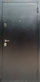 Стальная дверь, Модель 7, антик коричневый-светлый дуб, 860*2050 (Пр), в комплекте с замком