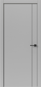 Межкомнатная дверь Лайн Вертикаль 1, 700*2000, Лофт светлый, ДВЕРНЫЕ РЕШЕНИЯ (глухая)