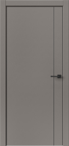 Межкомнатная дверь Лайн Вертикаль 1, 700*2000, Лофт темный, ДВЕРНЫЕ РЕШЕНИЯ (глухая)