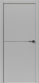 Межкомнатная дверь Лайн Горизонталь 1, 900*2000, Лофт светлый, ДВЕРНЫЕ РЕШЕНИЯ (глухая)