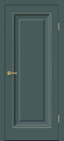 Межкомнатная дверь ALTO 7 4Р, 900*2000, Яшма, Vell Doris (глухая), Молдинг Патина Золото